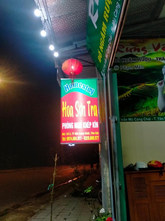 Hoa Son Tra Hotel Mu Cang Chai Exteriör bild