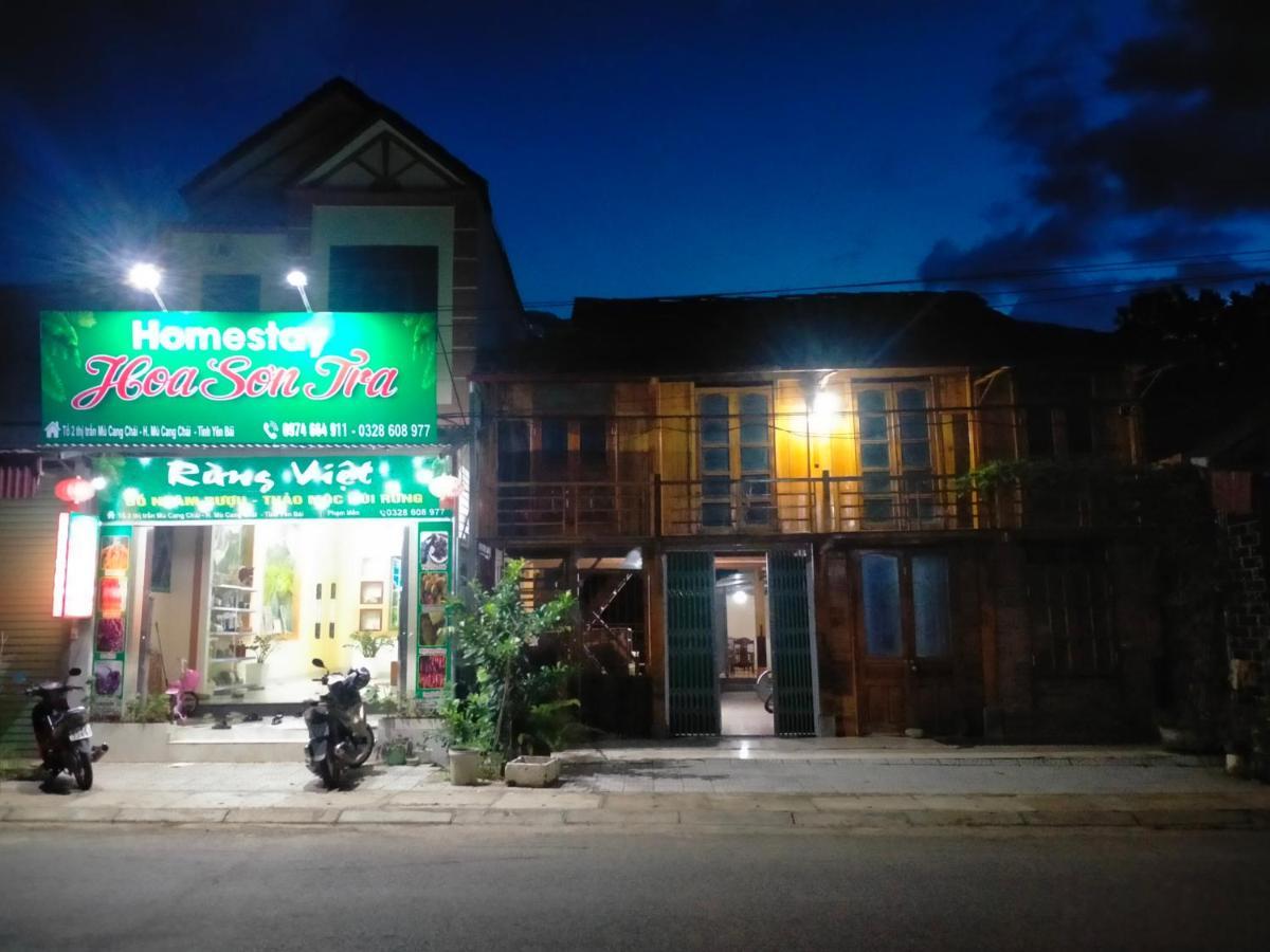 Hoa Son Tra Hotel Mu Cang Chai Exteriör bild