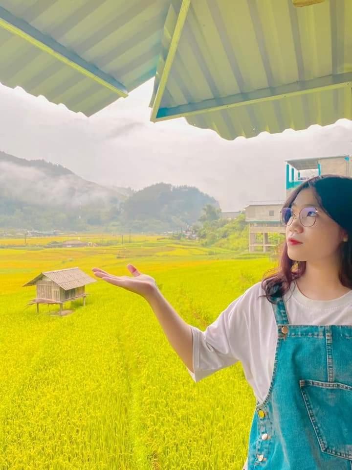 Hoa Son Tra Hotel Mu Cang Chai Exteriör bild